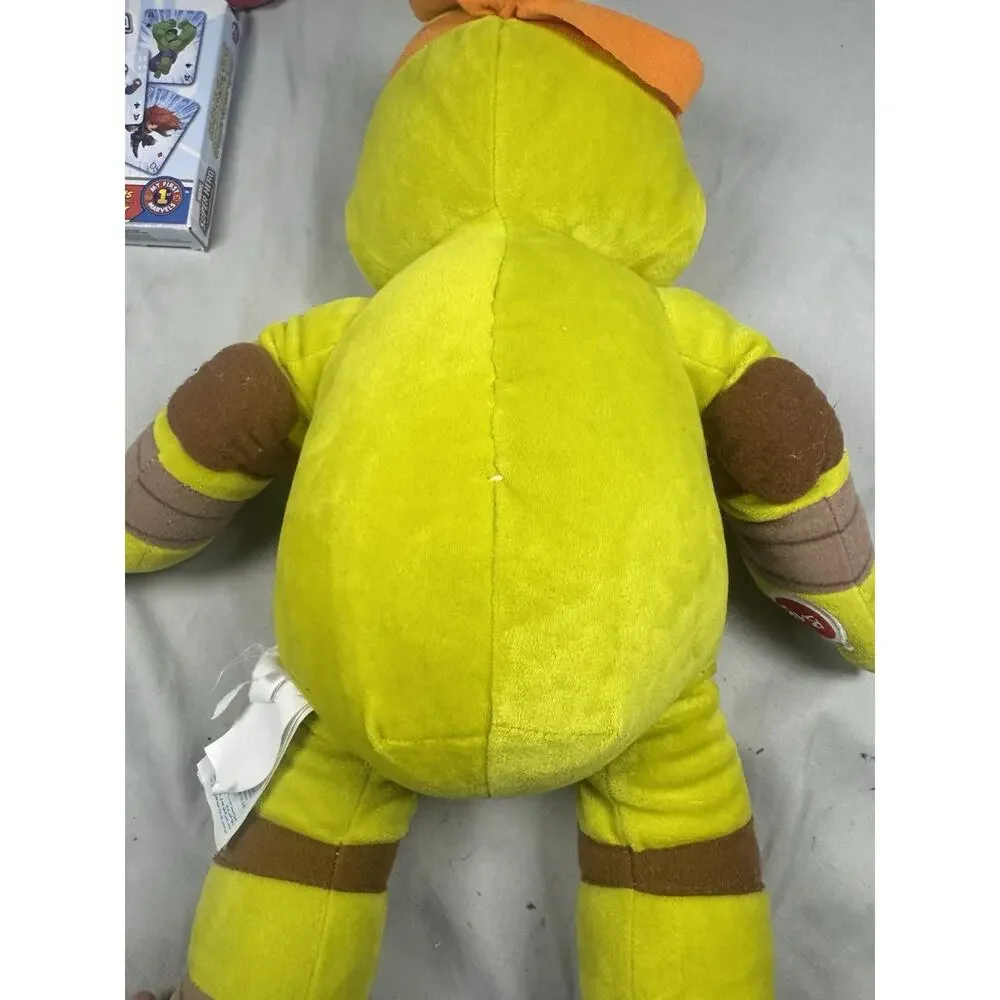 Build A Bear TMNT Michelangelo Plush Stuffed Turtle Nickelodeon 16”